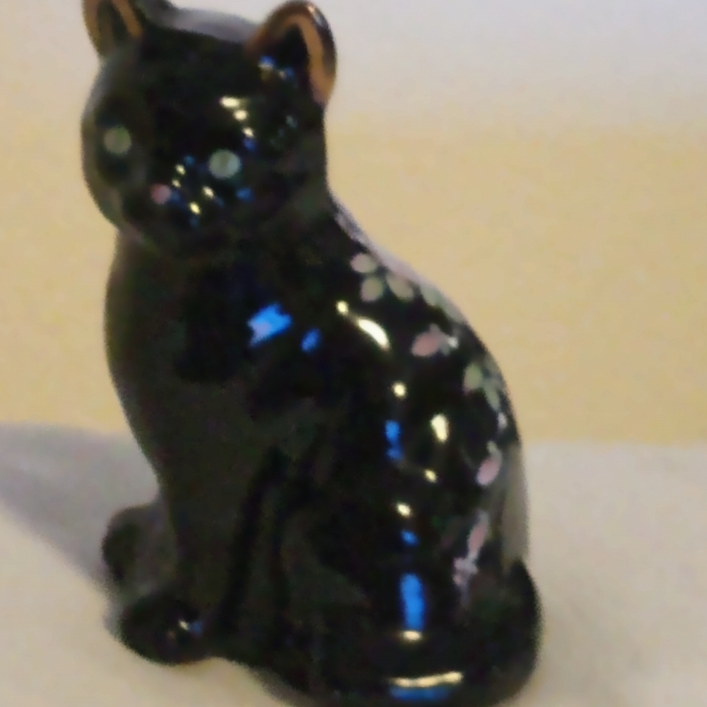 Cat Hand Painted